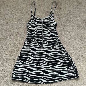Zebra print sundress